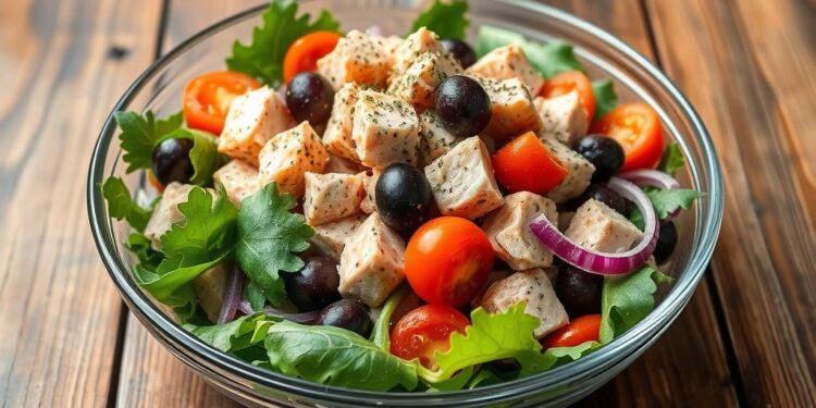 sałatka z tuńczykiem