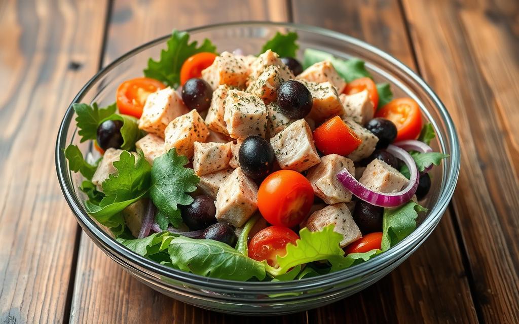 sałatka z tuńczykiem